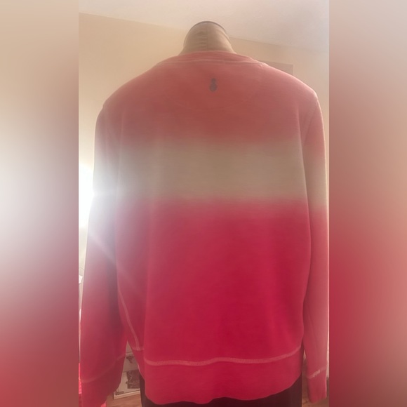 *SOLD*Tommy Bahama Tobago Ombré Pink Sweatshirt - Picture 5 of 13